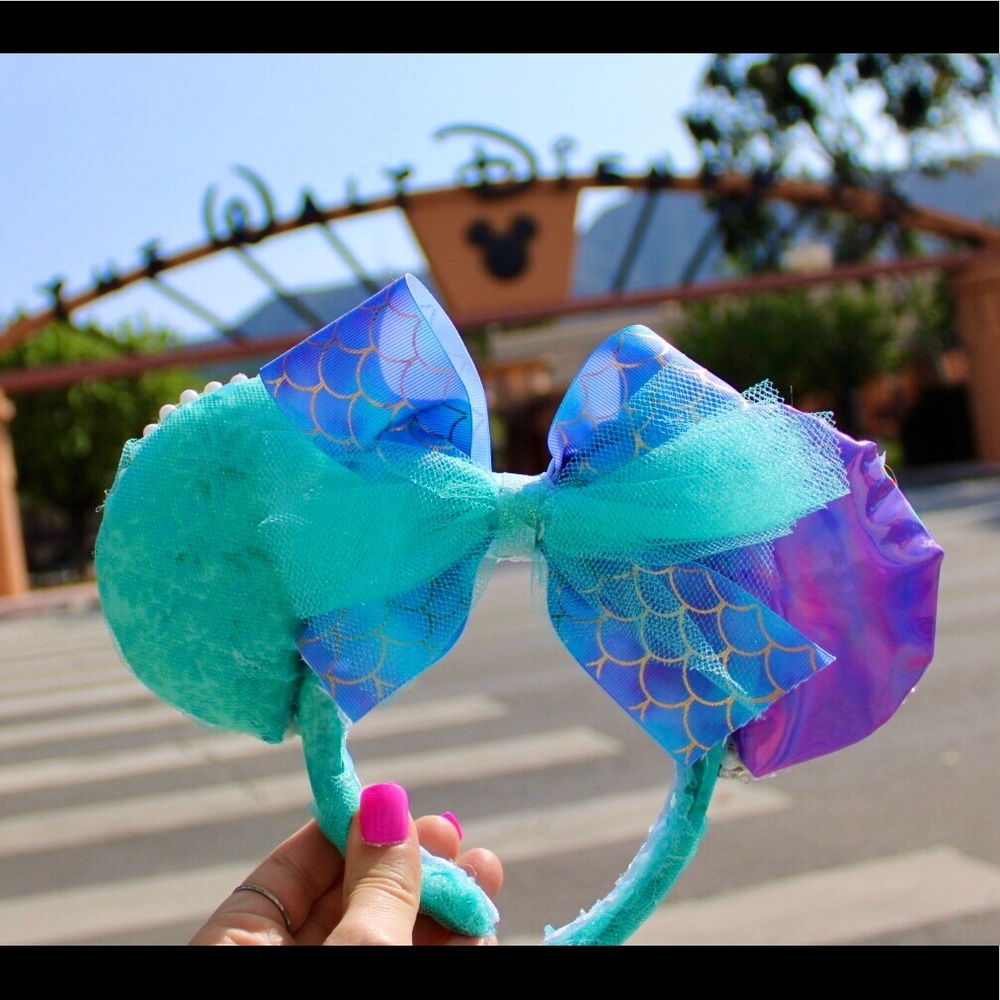 Little Mermaid Inspired Ears, Little Mermaid Inspired Mouse Ears, Mermaid Ears